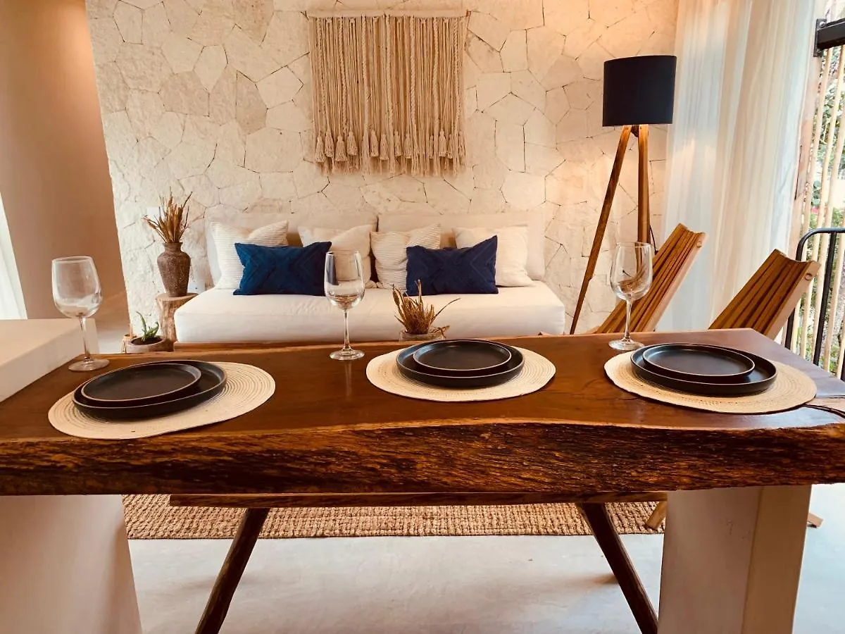 Vida Boho Apart 15 With Special Fee To Access Hotel Bardo Tulum Apartment